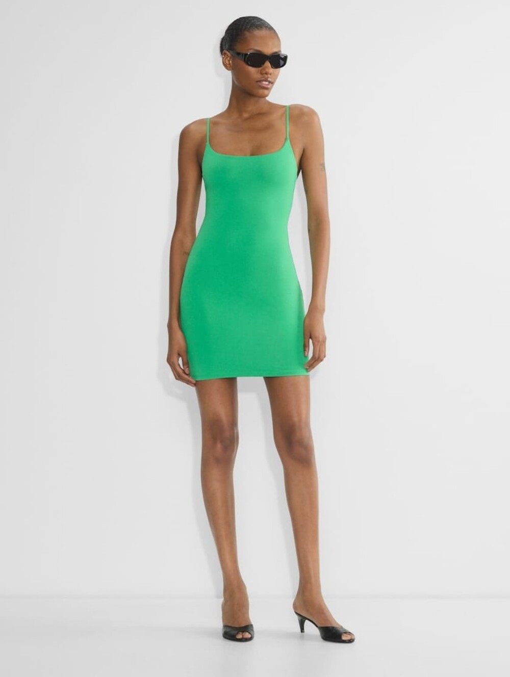 Aritzia Original Contour Summon Mini Cami Dress XS Green